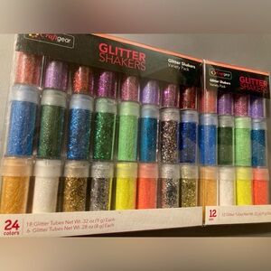 Craft Glitter Shakers - Multicolor Set for Parties